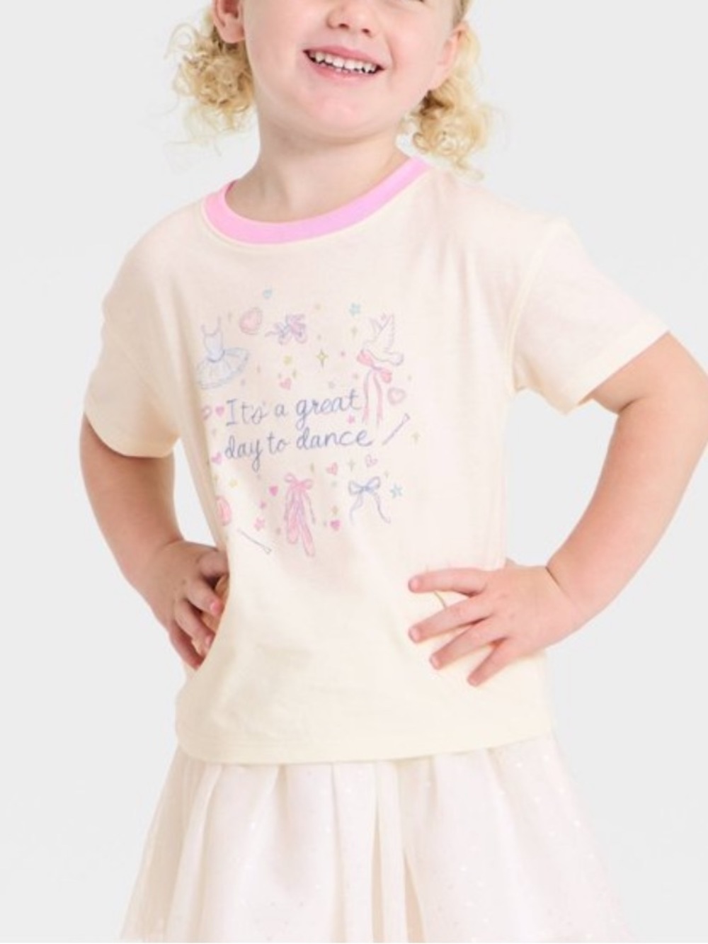 Cat & Jack “It’s a great day to dance”Tee